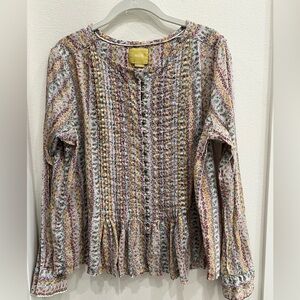 Anthropologie Maeve Floral Button Down